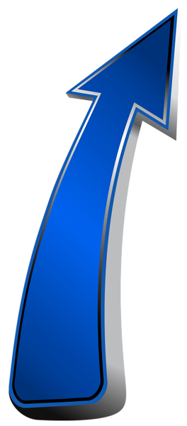 This png image - Up Arrow Blue Transparent PNG Clip Art Image, is available for free download