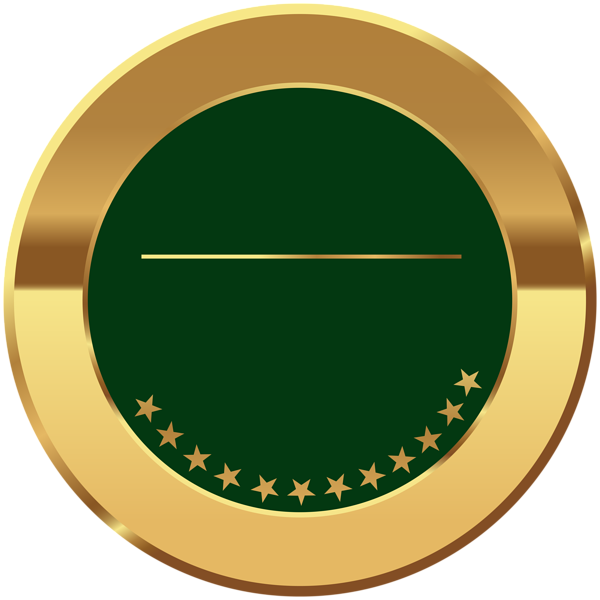 This png image - Badge Gold Green Transparent Image, is available for free download