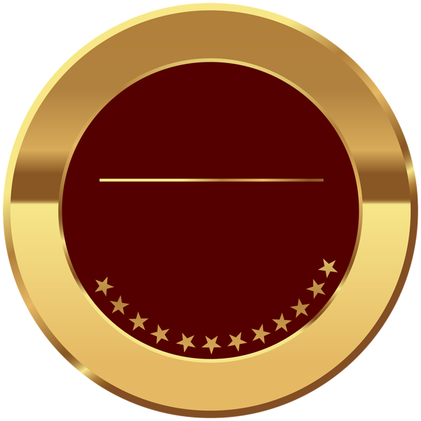 This png image - Badge Gold Red Transparent Image, is available for free download