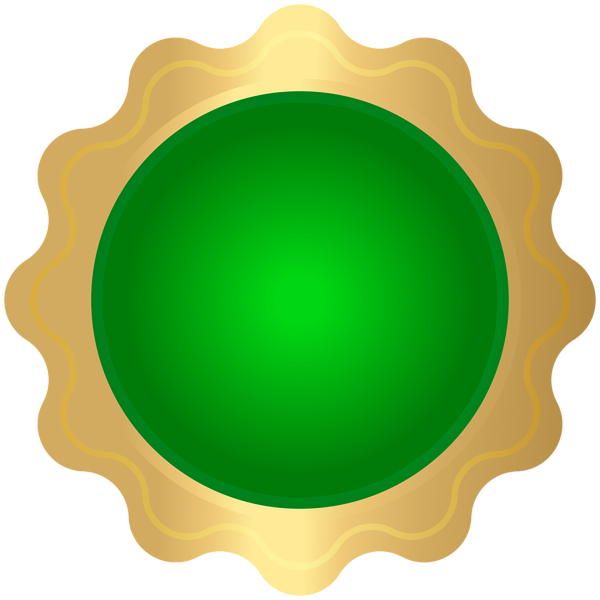 This png image - Badge Green PNG Clipart, is available for free download