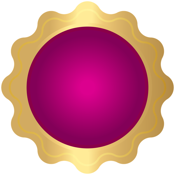 This png image - Badge Magenta PNG Clipart, is available for free download