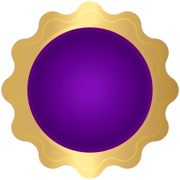 This png image - Badge Purple PNG Clipart, is available for free download