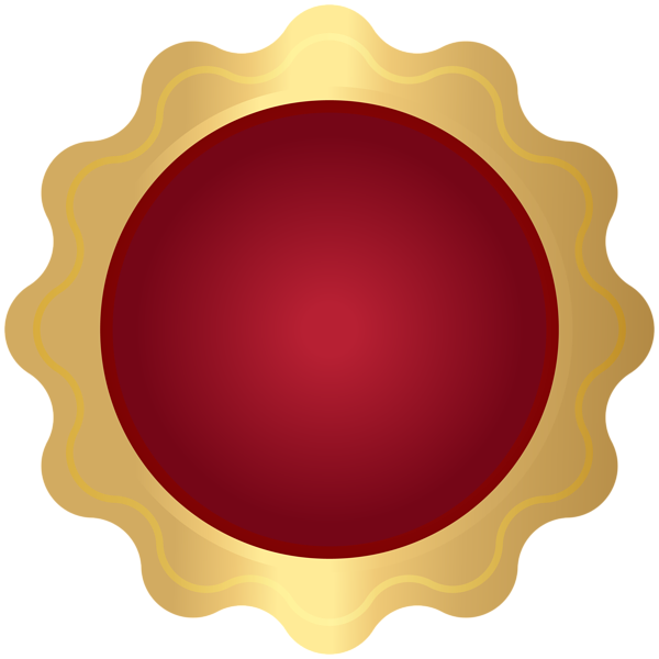 This png image - Badge Red PNG Clipart, is available for free download