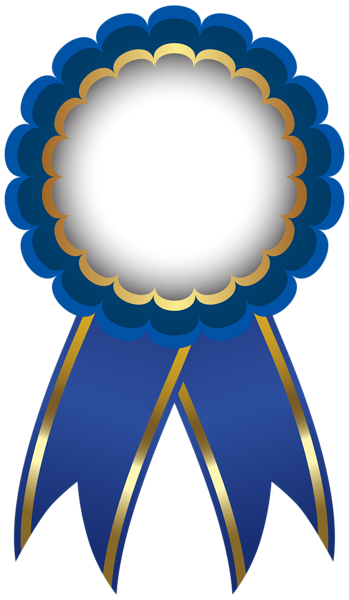 This png image - Blue Gold Seal Badge PNG Transparent Clipart, is available for free download