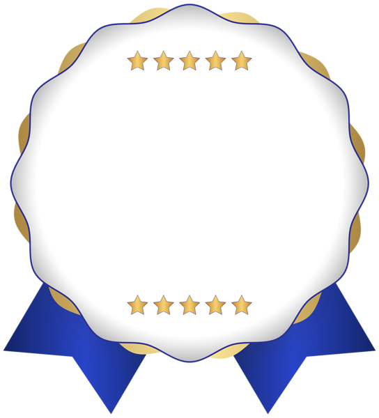 This png image - Blue Seal Badge PNG Transparent Clipart, is available for free download