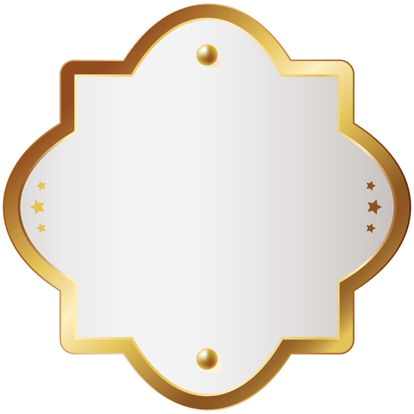 This png image - Decorative Badge Gold Clip Art Transparent Image, is available for free download