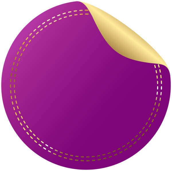 This png image - Decorative Badge Purple PNG Clipart, is available for free download