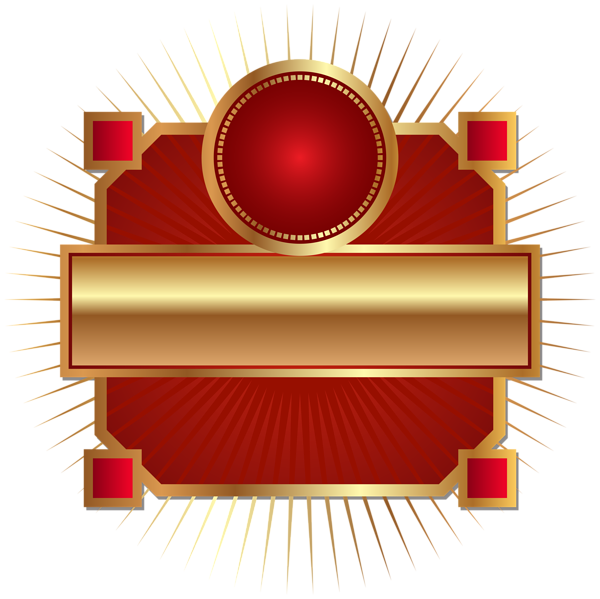 This png image - Decorative Label Red PNG Clip Art Image, is available for free download