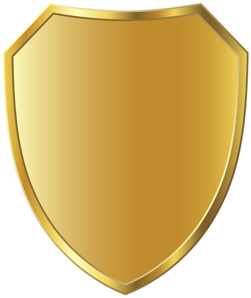 gold badge template clipart