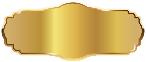 This png image - Gold Label PNG Clipart Image, is available for free download