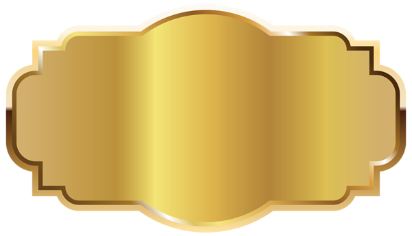 This png image - Gold Label Template Clipart PNG Image, is available for free download