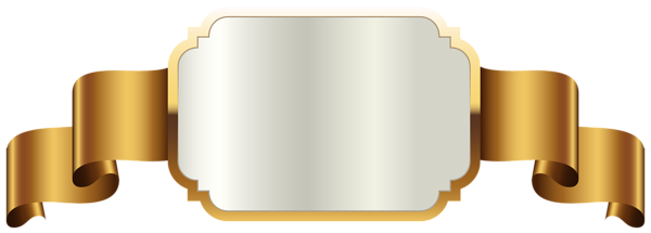 This png image - Gold Label Template Transparent PNG Clip Art Image, is available for free download