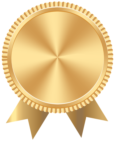 This png image - Gold Seal Badge PNG Clip Art Image, is available for free download