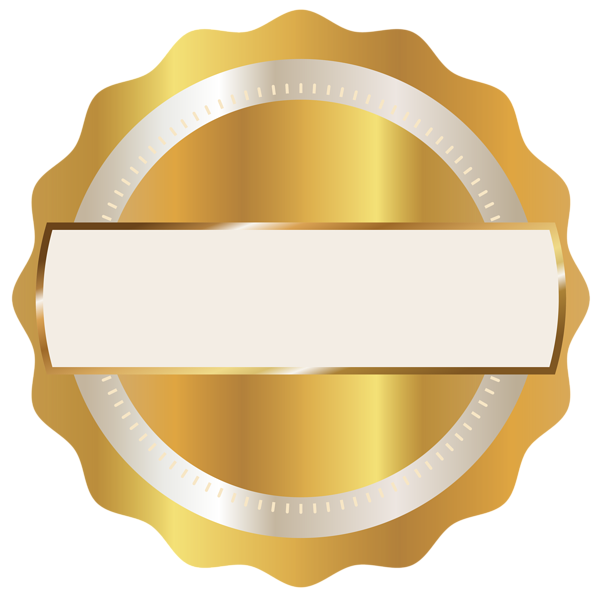 This png image - Gold Seal Badge PNG Clipart Image, is available for free download