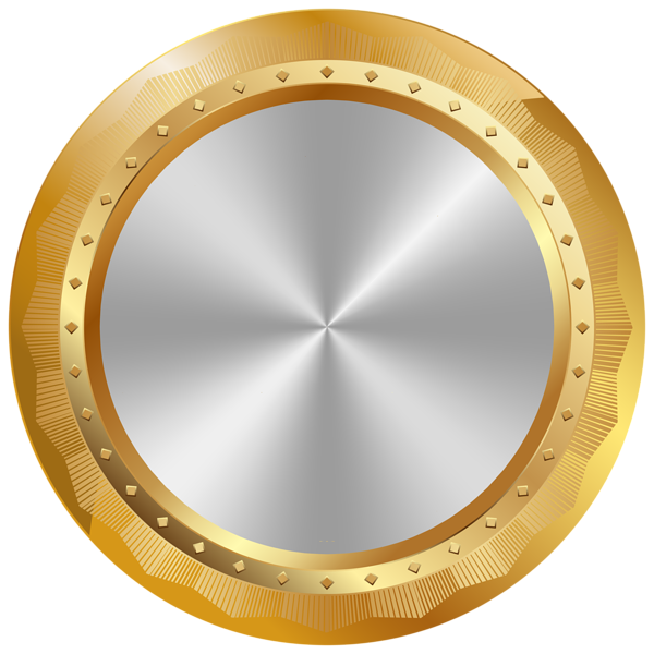 This png image - Gold Seal Badge PNG Transparent Clip Art Image, is available for free download