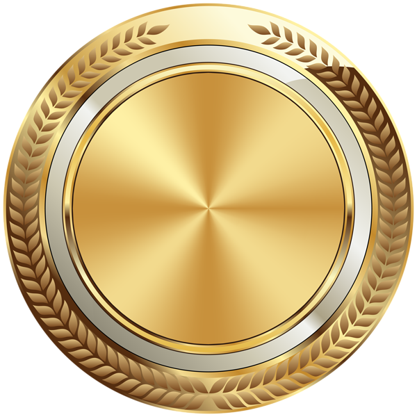 This png image - Gold Seal Badge Template Transparent Image, is available for free download