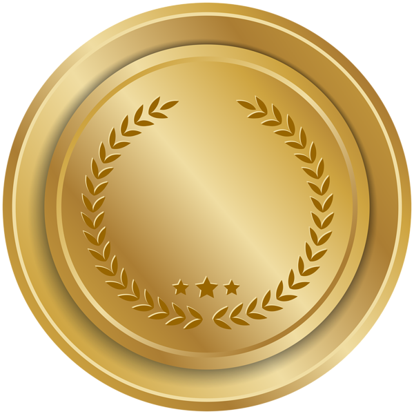 This png image - Gold Seal Transparent PNG Clip Art Image, is available for free download