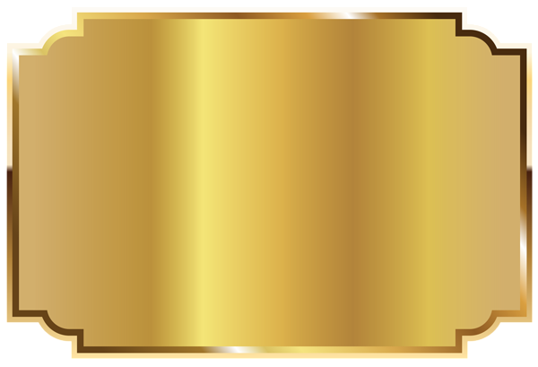 This png image - Golden Label Template Clipart Picture, is available for free download