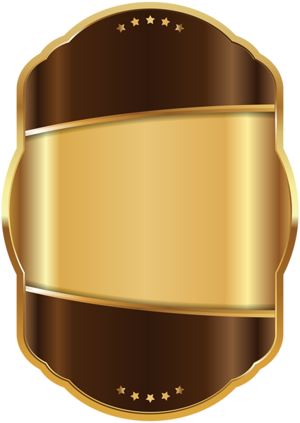 This png image - Label Template Brown Gold Clip Art PNG Image, is available for free download