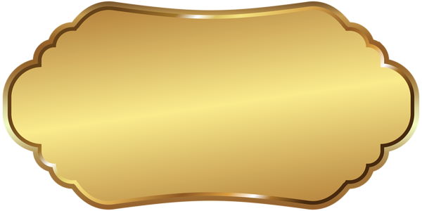 This png image - Label Template Gold PNG Clip Art Image, is available for free download