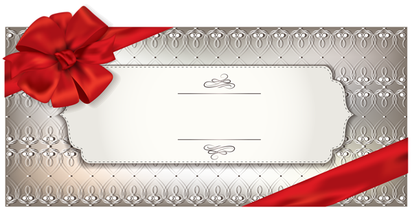 This png image - Label with Red Bow Template PNG Clipart Image, is available for free download
