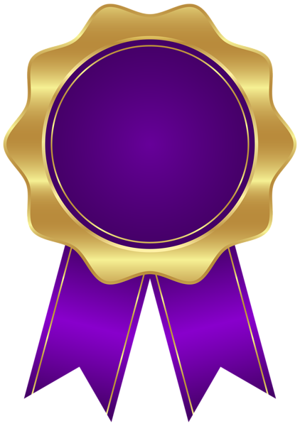 This png image - Purple Classic Seal Badge PNG Clipart, is available for free download