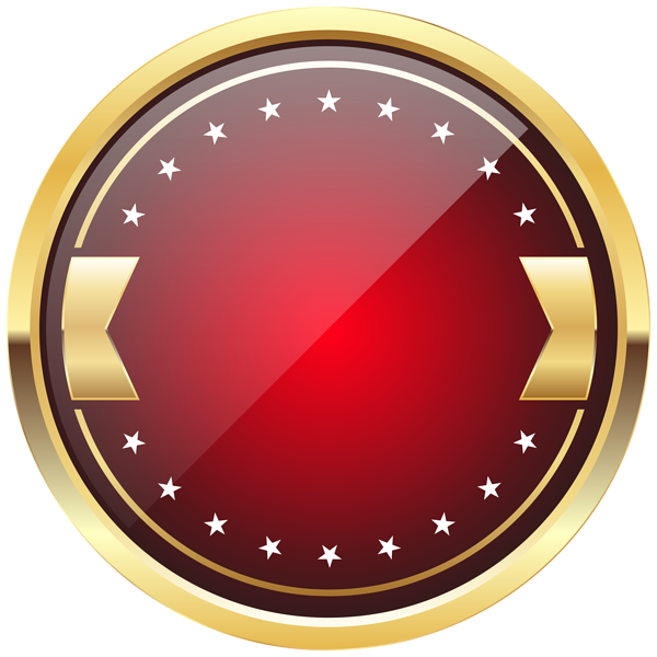 This png image - Red Badge Template PNG Clip Art Image, is available for free download