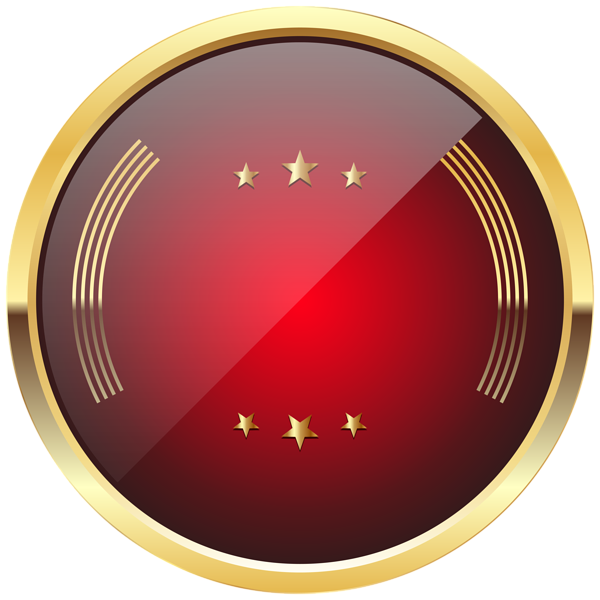 This png image - Red Badge Template Transparent PNG Clip Art Image, is available for free download