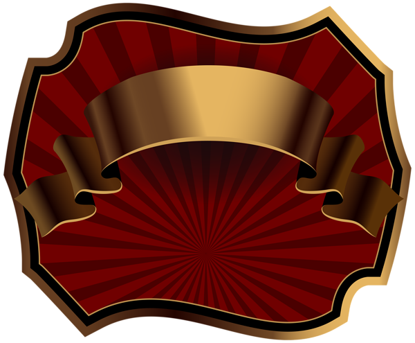 Red Luxury Label Template PNG Clipart Image | Gallery ...