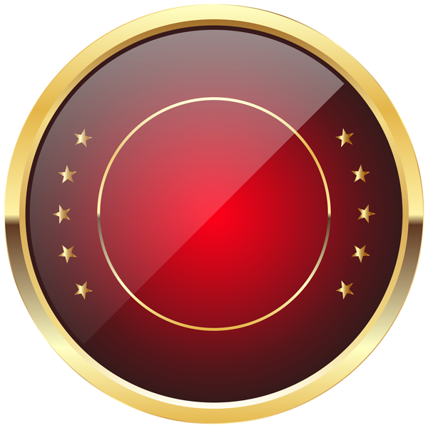 This png image - Red Seal Badge Template Transparent PNG Clip Art Image, is available for free download