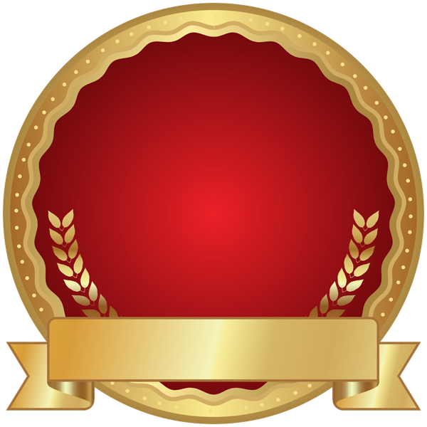 This png image - Red Seal Badge Transparent PNG Clip Art, is available for free download