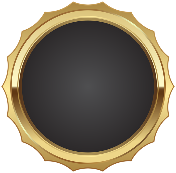 This png image - Seal Badge Black Clipart Image, is available for free download