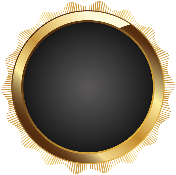 This png image - Seal Badge Black PNG Transparent Clip Art, is available for free download