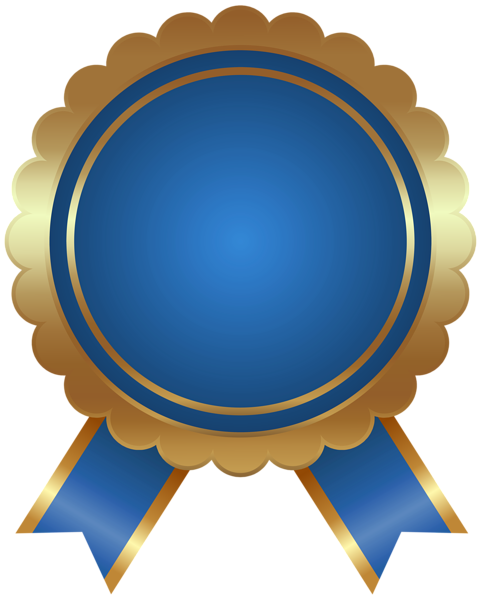 This png image - Seal Badge Blue PNG Clipart, is available for free download