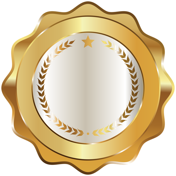 This png image - Seal Badge Gold Decorative Transparent Image, is available for free download