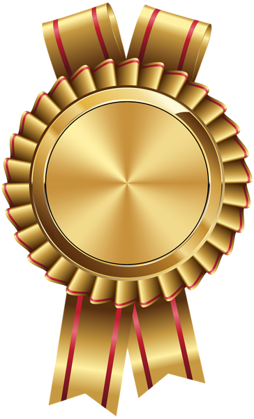 This png image - Seal Badge Gold and Red PNG Clip Art Image, is available for free download