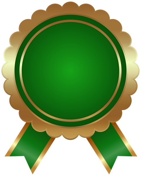 This png image - Seal Badge Green PNG Clipart, is available for free download
