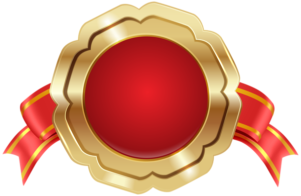 This png image - Seal Badge PNG Red Transparent Image, is available for free download