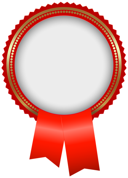This png image - Seal Badge Red PNG Transparent Clipart, is available for free download