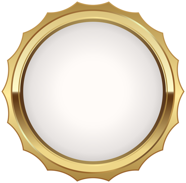 Seal Badge White Clipart Image 