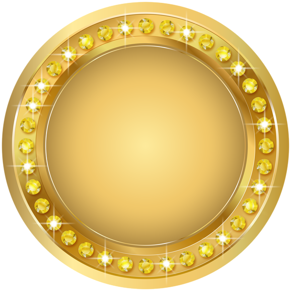 Seal Gold PNG Transparent Clip Art Image | Gallery ...
