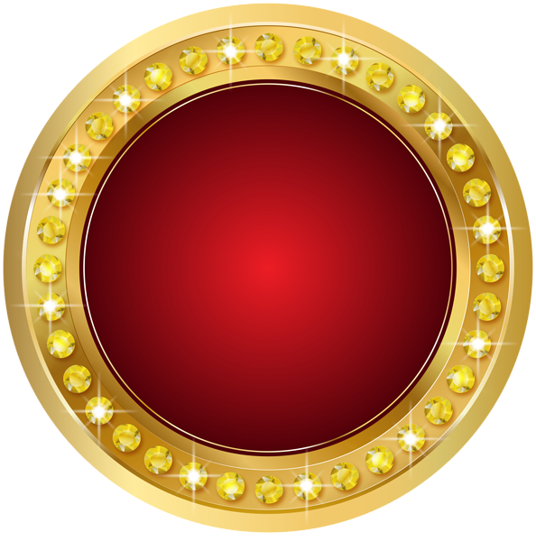 This png image - Seal Gold Red PNG Transparent Clip Art Image, is available for free download