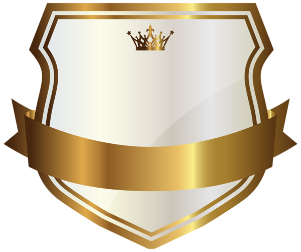 White Label with Gold Banner PNG Clipart Image | Gallery Yopriceville