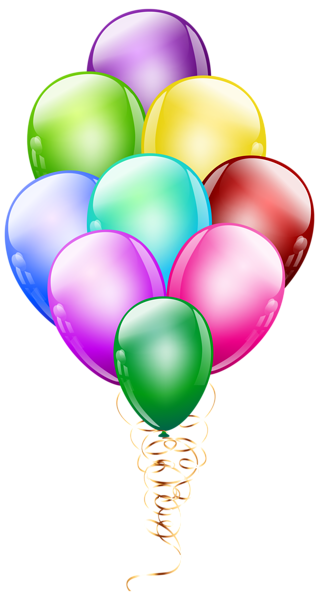 This png image - Balloon Bunch PNG Clipart Image, is available for free download