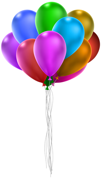This png image - Balloon Bunch Transparent PNG Clip Art Image, is available for free download