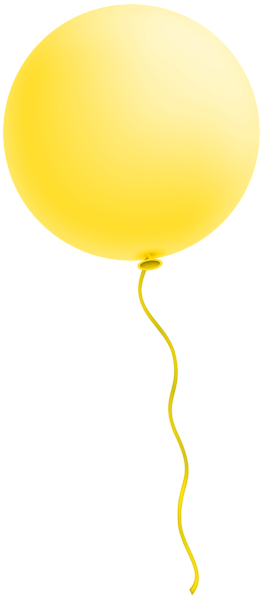 This png image - Balloon Yellow Round PNG Clipart, is available for free download