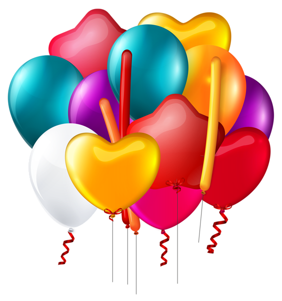 This png image - Balloons Bunch Transparent PNG Clip Art Image, is available for free download