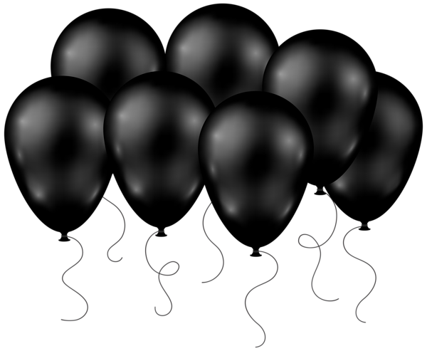 This png image - Black Balloons Transparent PNG Clip Art Image, is available for free download