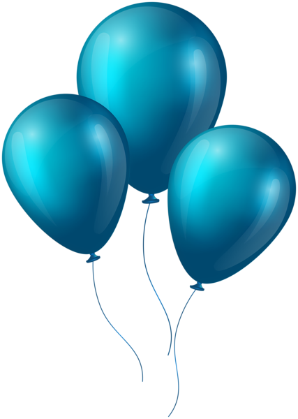 Blue Balloons PNG Image | Gallery Yopriceville - High-Quality Images