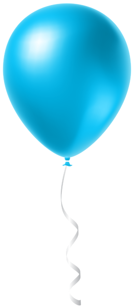 This png image - Blue Single Balloon Transparent Clipart, is available for free download